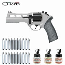 Superset Chiappa Charging Rhino 50DS Co2-Revolver Lauflänge 5" - 4,5 mm Stahl BB (P18)