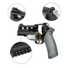 Superset Chiappa Rhino 50DS Co2-Revolver Schwarz/Weiß Lauflänge 5" - 4,5 mm Stahl BB (P18)