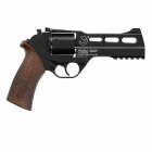 Superset Chiappa Rhino 50DS Co2-Revolver Schwarz Lauflänge 5 - 4,5 mm Stahl BB (P18)