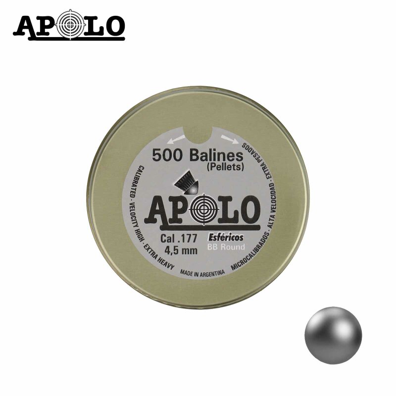 Apolo Esfericos - Rundkugeln 4,5 mm 500er Dose
