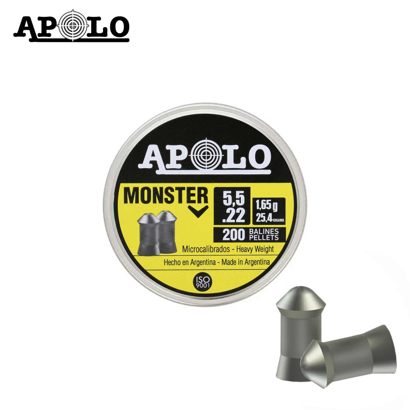 Apolo Monster - Rundkopfdiabolos 5,5 mm 200er Dose