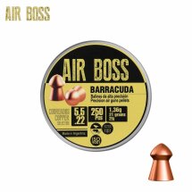 Air Boss Barracuda Copper - verkupferte Rundkopfdiabolos...