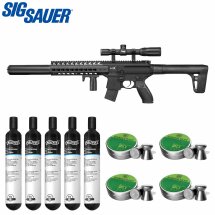 SET SIG SAUER MCX Co2-Gewehr Schwarz 4,5 mm Diabolo (P18)...