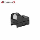 4komma5 HD107RG 1x22 Red Dot / Leuchtpunktvisier mit Weaver-Montage