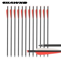 12-er Pack Hawk Armbrustbolzen gerolltes Fiberglas...