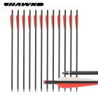 12-er Pack Hawk Armbrustbolzen gerolltes Fiberglas 20" (50,8 cm)  ø 8,8 mm