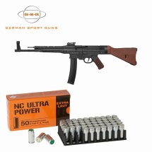 SET GSG StG44 Schreckschuss Gewehr 9 mm P.A.K. (P18) + 50...