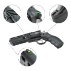 Komplettset Elite Force H8R Gen2 Softair-Co2-Revolver Schwarz Kaliber 6 mm BB (P18)