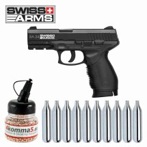 SET Swiss Arms SA24 Co2 Pistole 4,5 mm BB (P18)