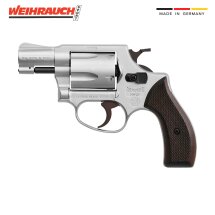 Weihrauch HW37 Schreckschuss Revolver Stainless Look mit...
