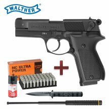 Defense Kit Walther P88 Schreckschuss Pistole Schwarz 9...