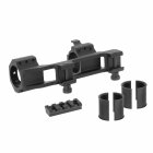 Einteilige Cantilever Universalmontage 25,4 und 30 mm Rohrdurchmesser für Weaverschiene