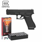 SET Glock 17 Gen5 Schreckschuss Pistole Schwarz 9 mm P.A.K. (P18) + 50 Platzpatronen 9 mm P.A.K.