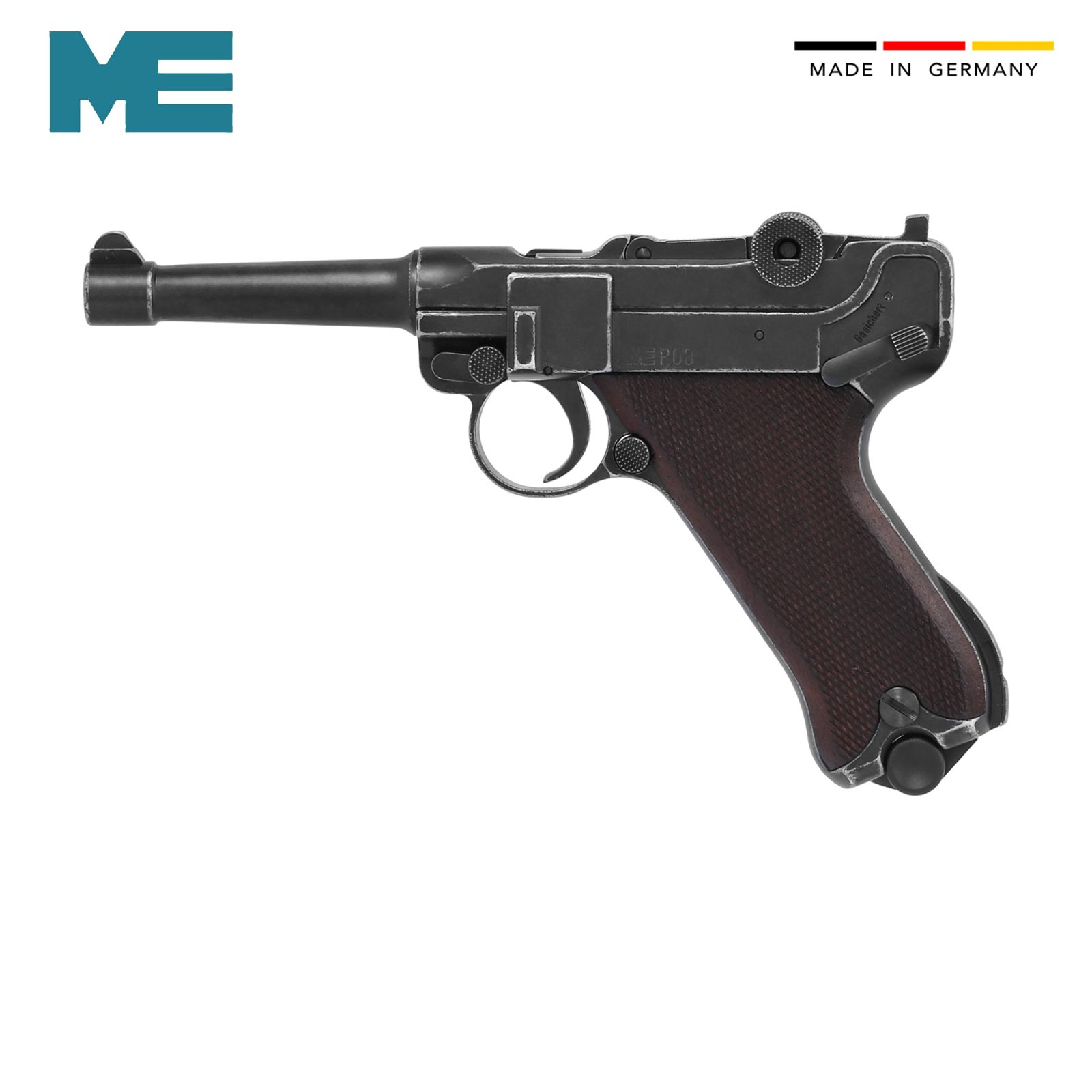 ME P08 Schreckschuss Pistole Antik 9 mm P.A.K. (P18) 