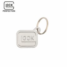 Glock Schlüsselanhänger Logo Glock verchromt