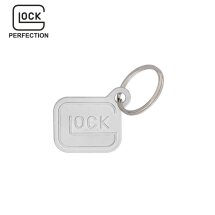 Glock Schlüsselanhänger Logo Glock versilbert...