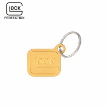 Glock Schlüsselanhänger Logo Glock vergoldet in...