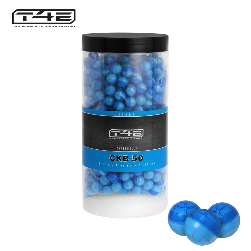 T4E Chalk Balls / Kreidekugeln CKB 50 cal .50 - 500 Stück