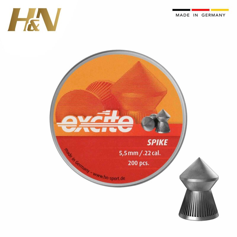 H&N Diabolos Excite Spike Spitzkugeln Kaliber 5,5 mm