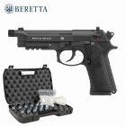 Komplettset Beretta M9A3 FM Softair-Co2-Pistole Schwarz Kaliber 6 mm BB Blowback (P18)