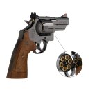 Smith & Wesson M29 3 Zoll Softair-Co2-Revolver Hochglanzbrüniert Kaliber 6 mm BB (P18)