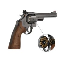 Smith & Wesson M29 6,5 Zoll Softair-Co2-Revolver Hochglanzbrüniert Kaliber 6 mm BB (P18)