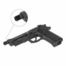 Luftpistolenset Beretta M9A3 FM Schwarz 4,5 mm Stahl BB Co2-Pistole Blow Back (P18)