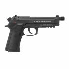 Luftpistolenset Beretta M9A3 FM Schwarz 4,5 mm Stahl BB Co2-Pistole Blow Back (P18)