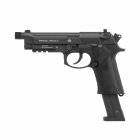 Luftpistolenset Beretta M9A3 FM Schwarz 4,5 mm Stahl BB Co2-Pistole Blow Back (P18)