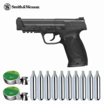 SET Smith & Wesson M&P 45 M2.0 - 4,5 mm Diabolo schwarz (P18) Co2-Pistole