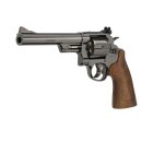SET Smith & Wesson M29 6,5 Zoll Hochglanzbrüniert Co2-Revolver Kaliber 4,5 mm BB (P18)