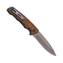 Walther BWK 7 Einhandmesser - Blue Wood Knife (P18)