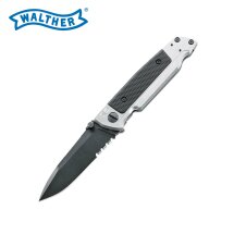 Walther Q5 Steel Frame Folder Black Serrated -...