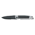 Walther Q5 Steel Frame Folder Black Serrated - Einhandmesser (P18)