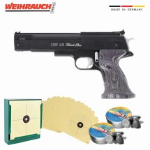 SET Luftpistole Weihrauch HW45 Black Star 5,5 mm Diabolo...