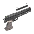 SET Luftpistole Weihrauch HW45 Black Star 5,5 mm Diabolo (P18)