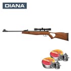 SET Diana 250 two-fifty Knicklauf Luftgewehr Kaliber 5,5 mm Diabolo (P18) + Zielfernrohr