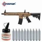 SET Crosman R1 Co2-Maschinenpistole Kaliber 4,5 mm BB (P18)