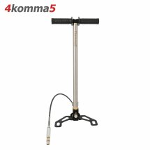 4komma5 Pressluftpumpe / Handpumpe mit Manometer und mit 1/8" Adapter für Pressluftgewehre