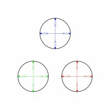 4komma5 Zielfernrohr 6-24x50 AOMC Mildot beleuchtet 3 Farben mit 11 mm Montagen