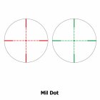 4komma5 Zielfernohr 3-9x42 beleuchtetes Mildot mit Weavermontagen