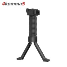 4komma5 Frontgriff mit Bipod - Schwarz