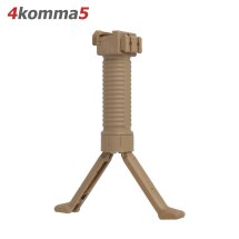 4komma5 Frontgriff mit Bipod - Coyote