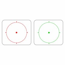 Swiss Arms Red / Greeen Dot Buzzard - Leuchtpunktvisier