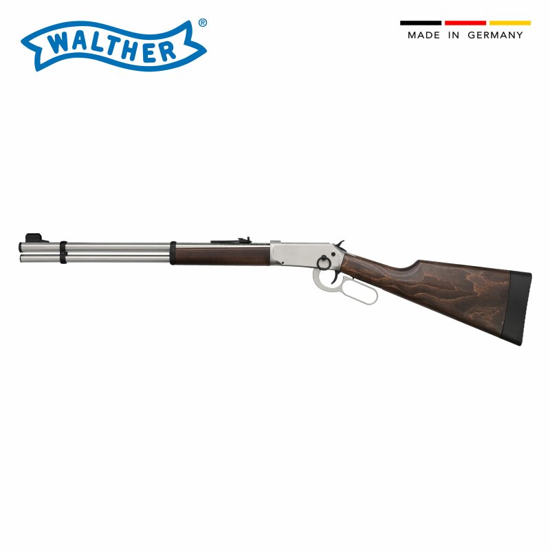 Walther Lever Action Steel Finish 4,5 mm Diabolo CO2-Gewehr 88 Gramm Version (P18)