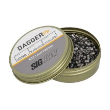 Sig Sauer DAGGER - Rundkopfdiabolos 4,5 mm 500er Dose