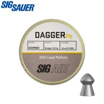 Sig Sauer DAGGER - Rundkopfdiabolos 5,5 mm 250er Dose