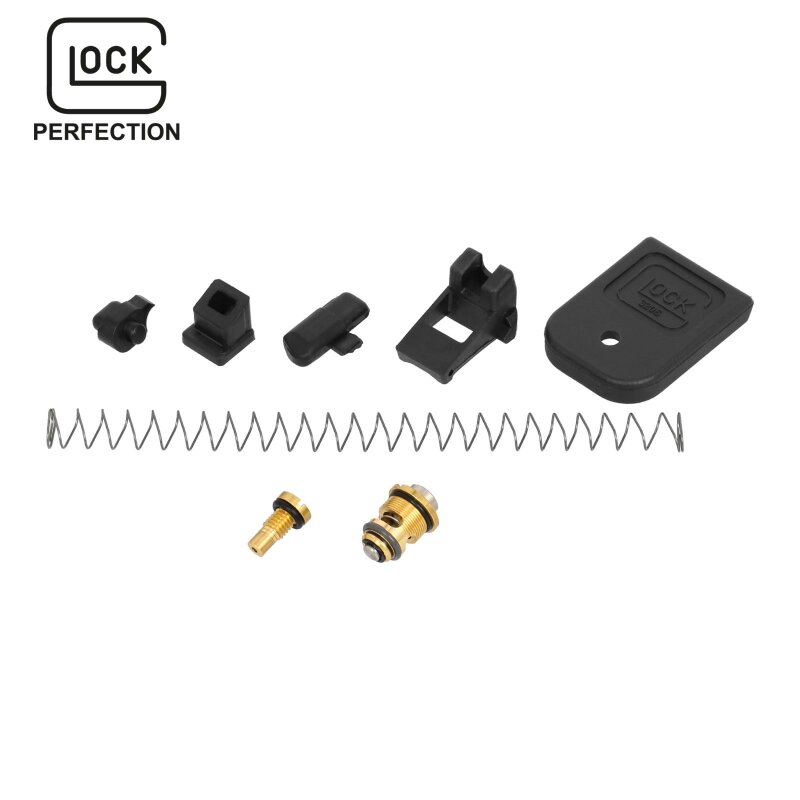 Service Kit für Magazin der Glock 17 Softair-Pistole mit CNC-gefrästem Stahlschlitten - 6 mm BB Gas Blowback