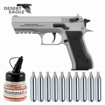 SET Baby Desert Eagle Silber - 4,5 mm Stahl BB...