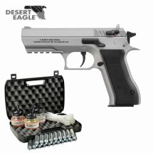 Kofferset Baby Desert Eagle Silber - 4,5 mm Stahl BB Co2-Pistole (P18)